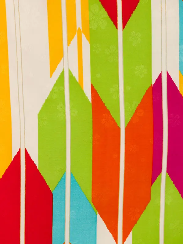 卒園袴 Y002 HGQY002 ｶﾗﾌﾙ矢絣|ﾛｰｽﾞ