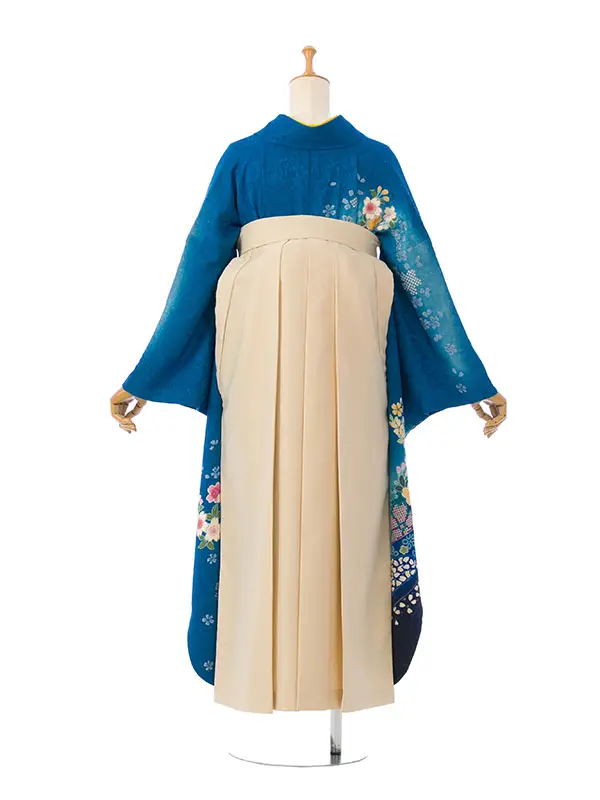 振袖袴 4S950 HDL4950 ﾌﾞﾙ-ﾗﾒ織ぼかし|ｱｲﾎﾞﾘｰ99