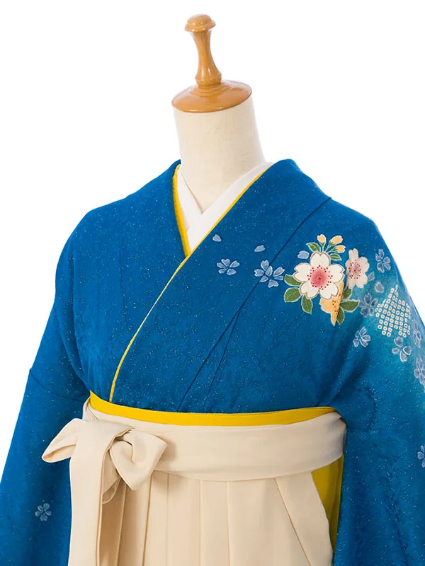 振袖袴 4S950 HDL4950 ﾌﾞﾙ-ﾗﾒ織ぼかし|ｱｲﾎﾞﾘｰ99