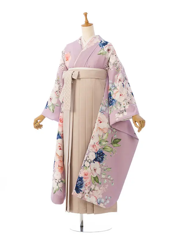 振袖袴 HACY828 HDLY828 ﾊﾟｰﾌﾟﾙﾋﾟﾝｸ |ﾍﾞｰｼﾞｭ95