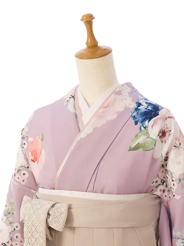 振袖袴 HACY828 HDLY828 ﾊﾟｰﾌﾟﾙﾋﾟﾝｸ |ﾍﾞｰｼﾞｭ95