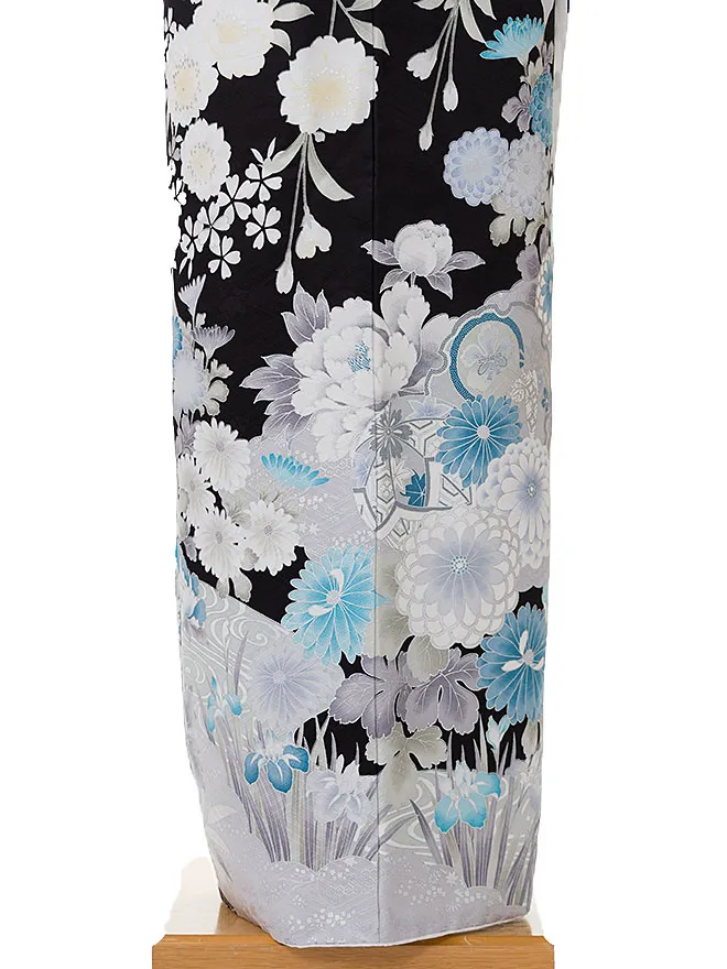 振袖 漆黒の銀華 0626