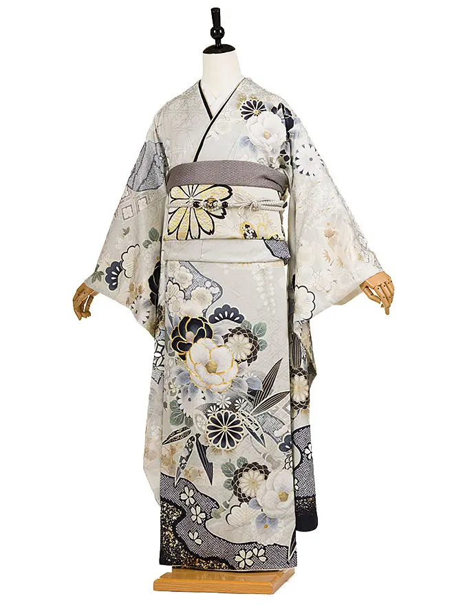 振袖 ﾀﾞｽﾃｨｰｶﾗｰ グレー 0631