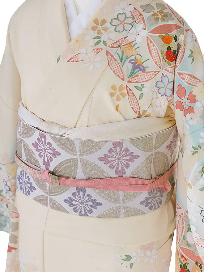 japanstyle 訪問着 黄色 L 6432