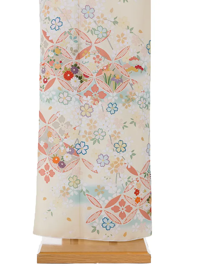 japanstyle 訪問着 黄色 L 6432