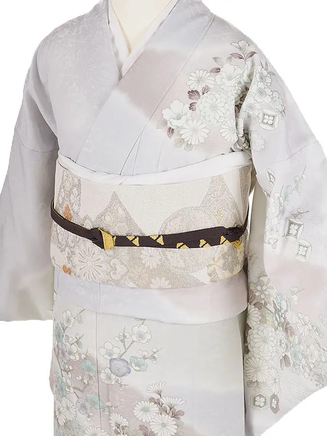 訪問着 くすみｶﾗｰ 小古典 ｸﾞﾚｰ 6449