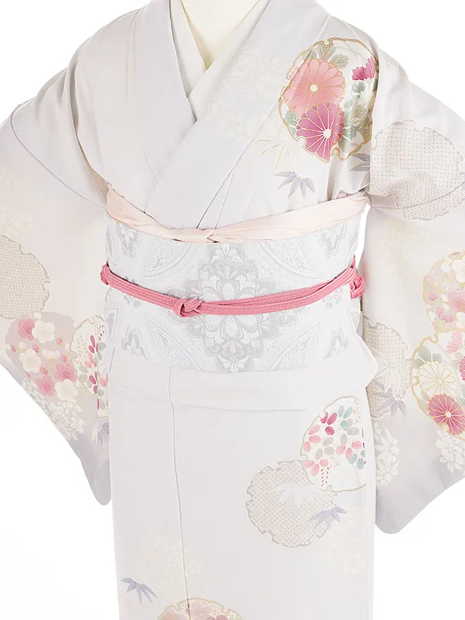 訪問着 japanstyle 薄紫 彩の華紋 M 6465