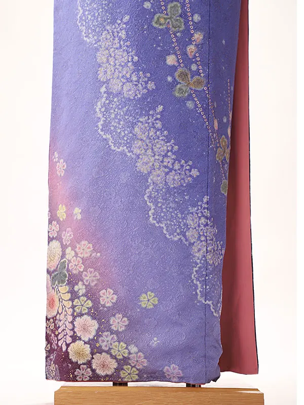 訪問着ｵﾘｼﾞﾅﾙ紫辻が花6124