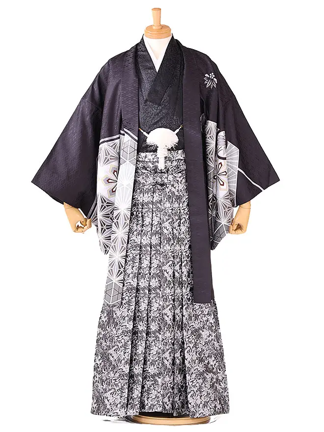 成人式 卒業式 男袴 藤岡真威人 黒 0312