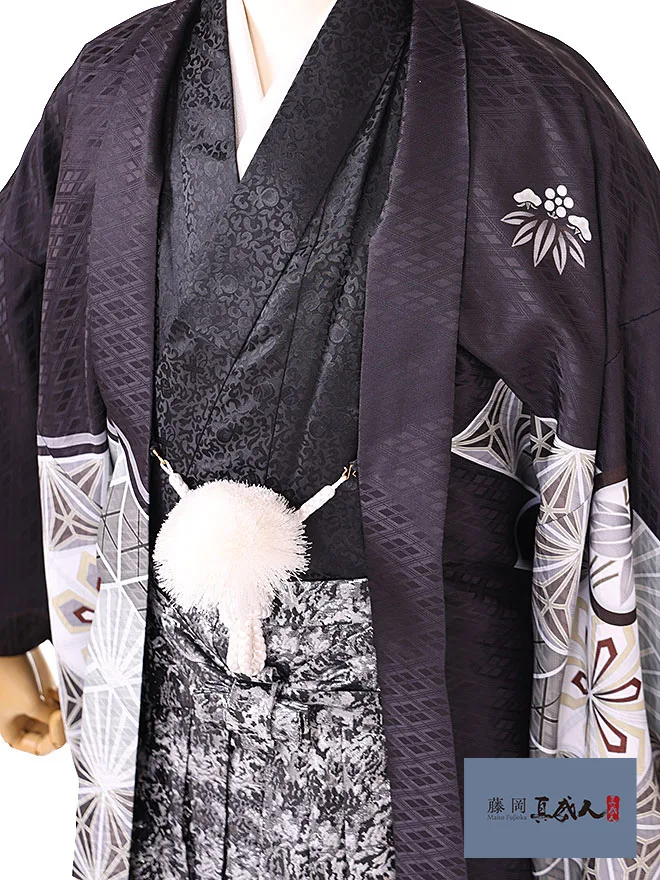 成人式 卒業式 男袴 藤岡真威人 黒 0312