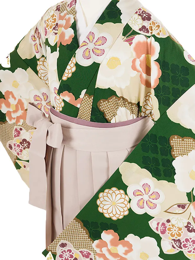 卒業式 女袴 KANSAI 緑 9765