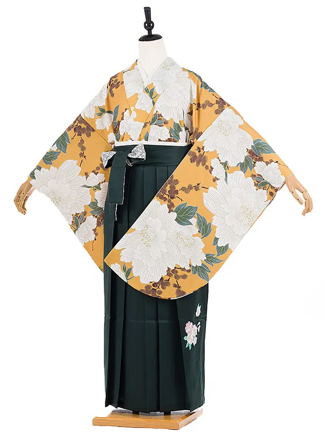 卒業式 女袴 ｶﾗｼ色 牡丹 9766