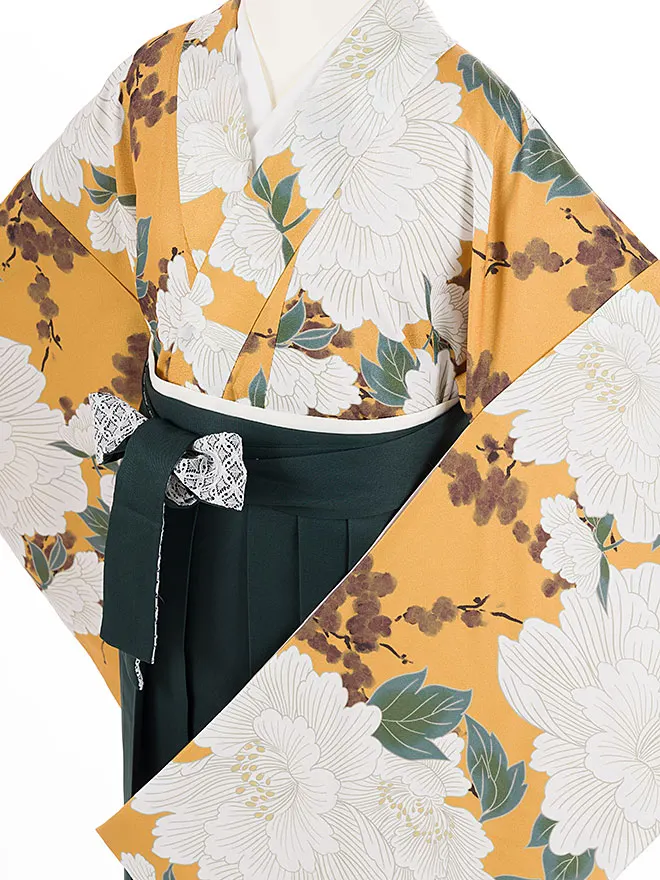 卒業式 女袴 ｶﾗｼ色 牡丹 9766