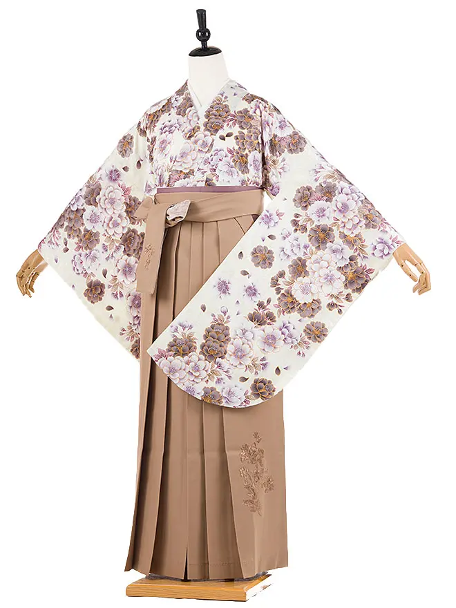 卒業式 女袴 黄色 ｸﾘｰﾑ  9770