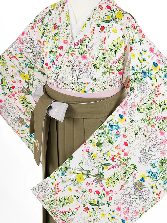 卒業式 女袴 SUGAR KEI 白  9771