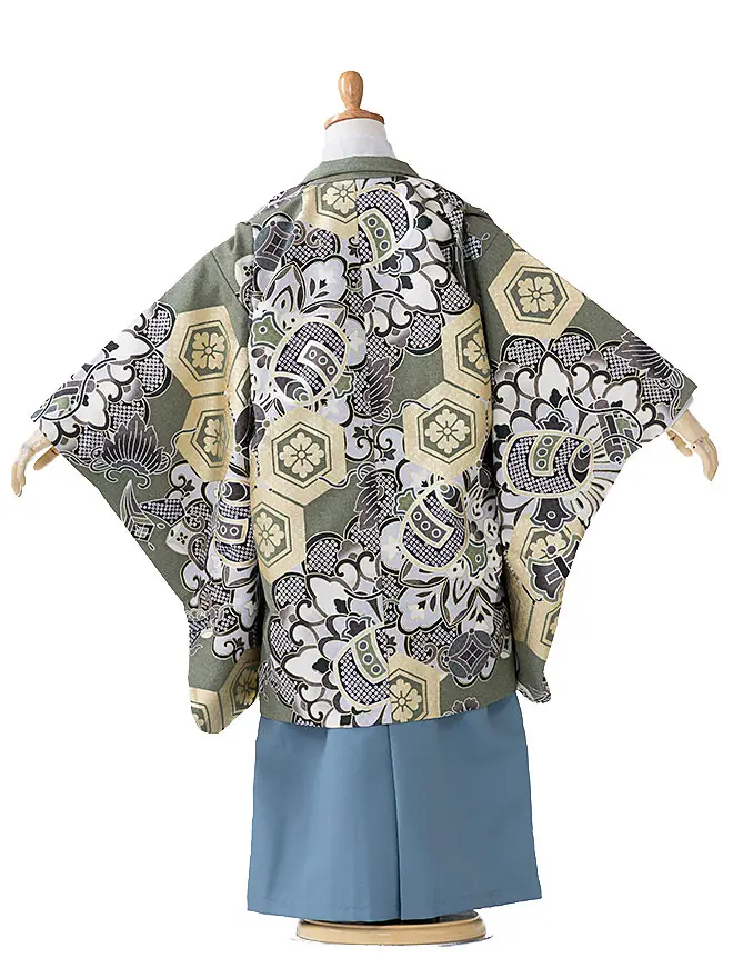 かんたん七五三 5歳 男 緑 5760