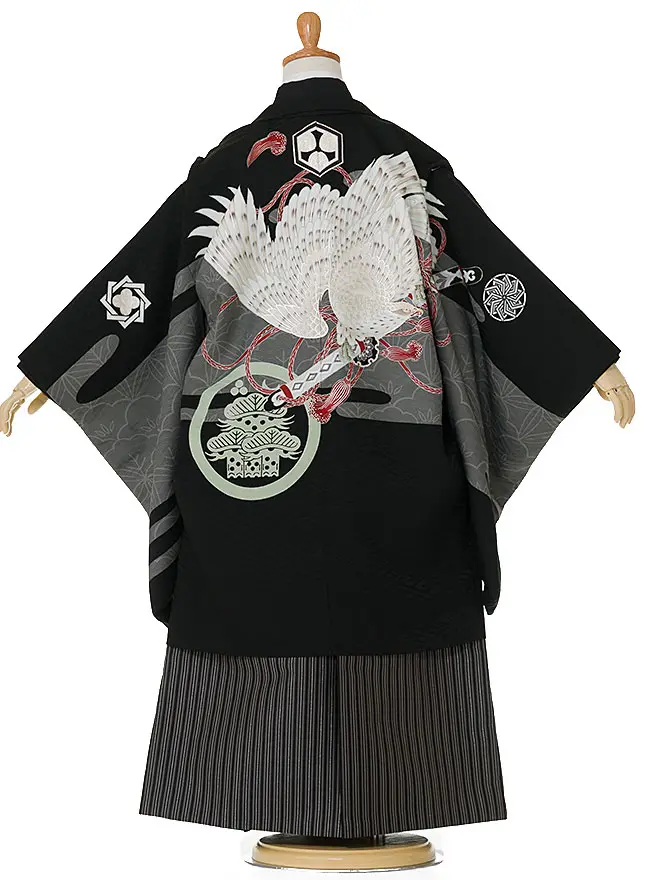 かんたん七五三 5歳 LOWRYS FARM 男の子 黒 5765