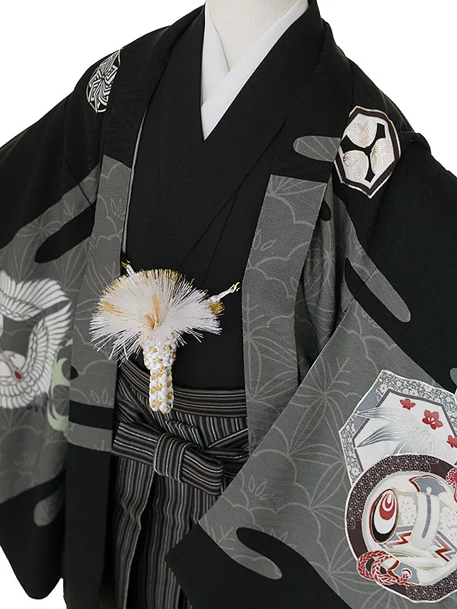 かんたん七五三 5歳 LOWRYS FARM 男の子 黒 5765