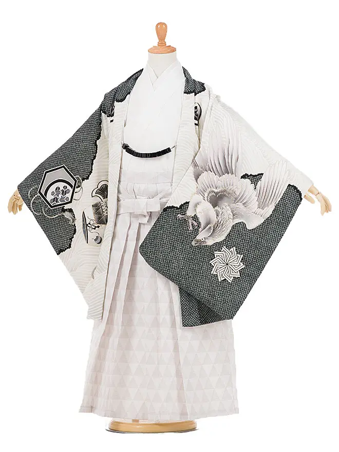 LOWRYS FARM 簡単袴 白 鷹 5773