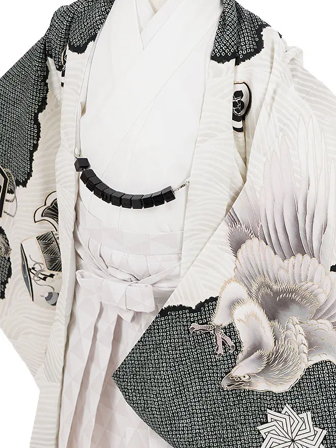 LOWRYS FARM 簡単袴 白 鷹 5773