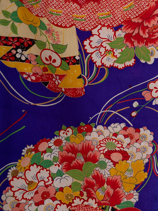 ｱﾝﾃｨｰｸ (3歳 女の子 )ｵﾘｼﾞﾅﾙ 青紫 3528