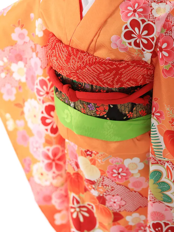 七五三 7歳女 すずらん ｵﾚﾝｼﾞ 7273