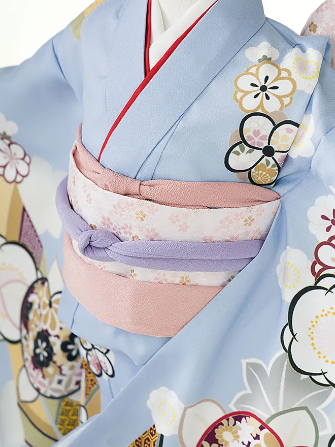 7歳 女の子 日本製 橘 水色 7762