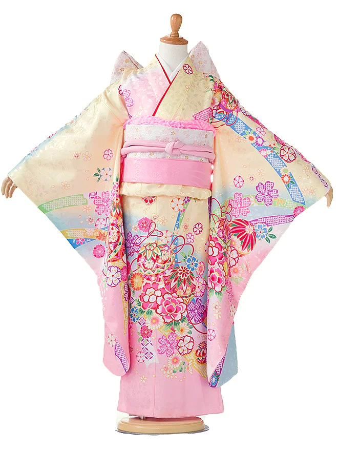 7歳 女の子 熨斗 黄 7763