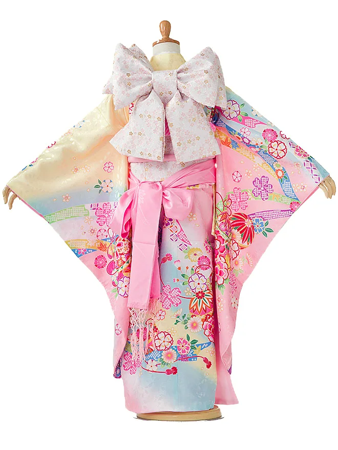 7歳 女の子 熨斗 黄 7763