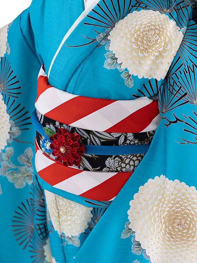 【LOWRYS FARM】7歳 女の子 結び帯 ﾀｰｺｲｽﾞ 7768