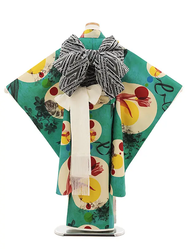 【germer】7歳女の子 青緑 モダン ﾁｭｰﾘｯﾌﾟ 7800