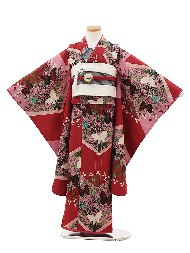 【germer】7歳女の子 赤 絵本 蝶々 7803