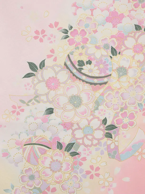  花ひめ 7歳 女の子 薄ピンク 7804