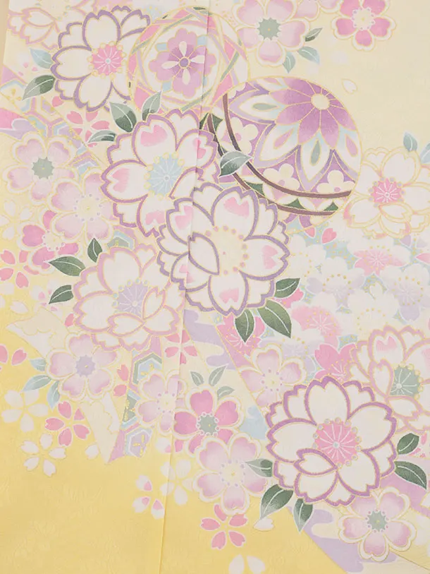  花ひめ 7歳 女の子 薄黄色 7805