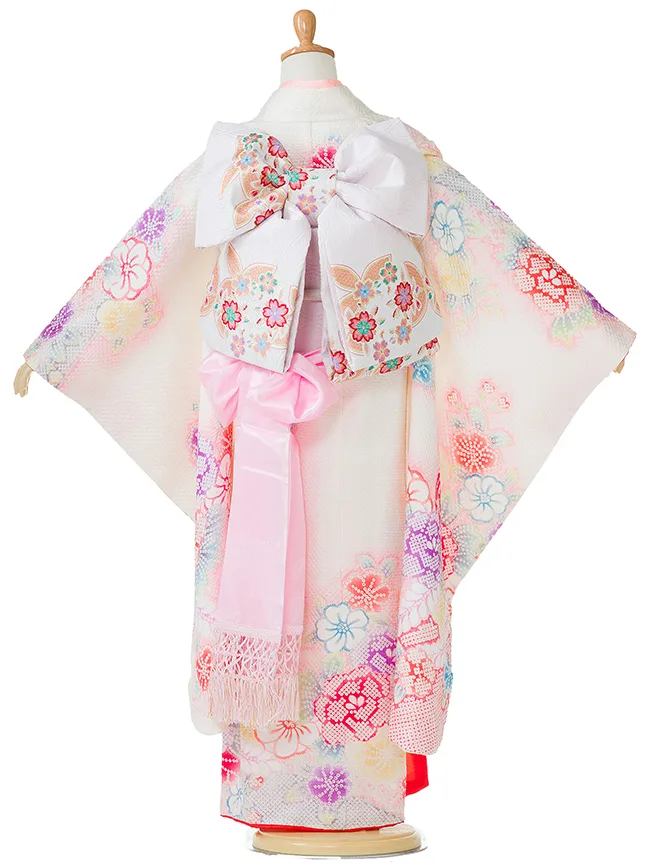 【総絞り】 幻の辻が花 正絹 7811