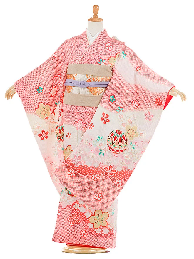 7歳女の子 日本製 ピンク 鞠桜 7900