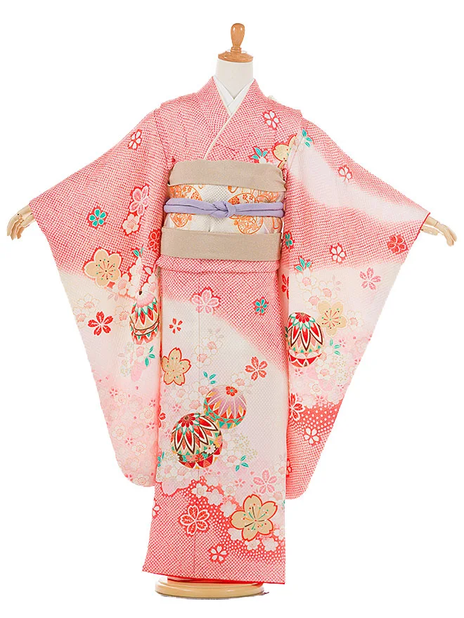 7歳女の子 日本製 ピンク 鞠桜 7900