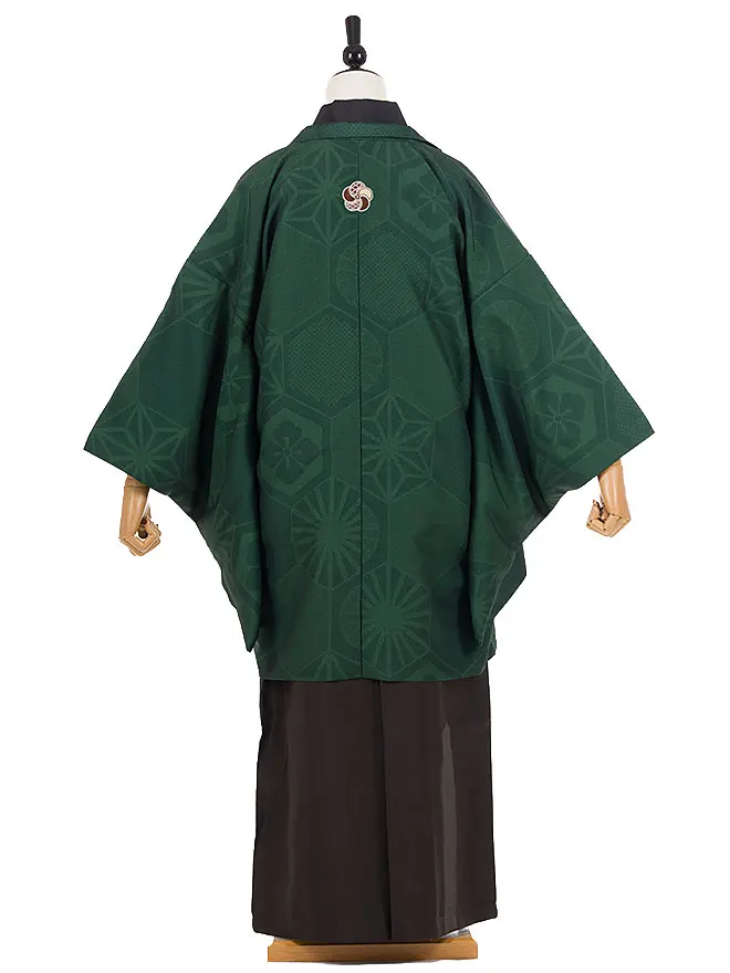 小学生 男袴 小町kids 緑 1444