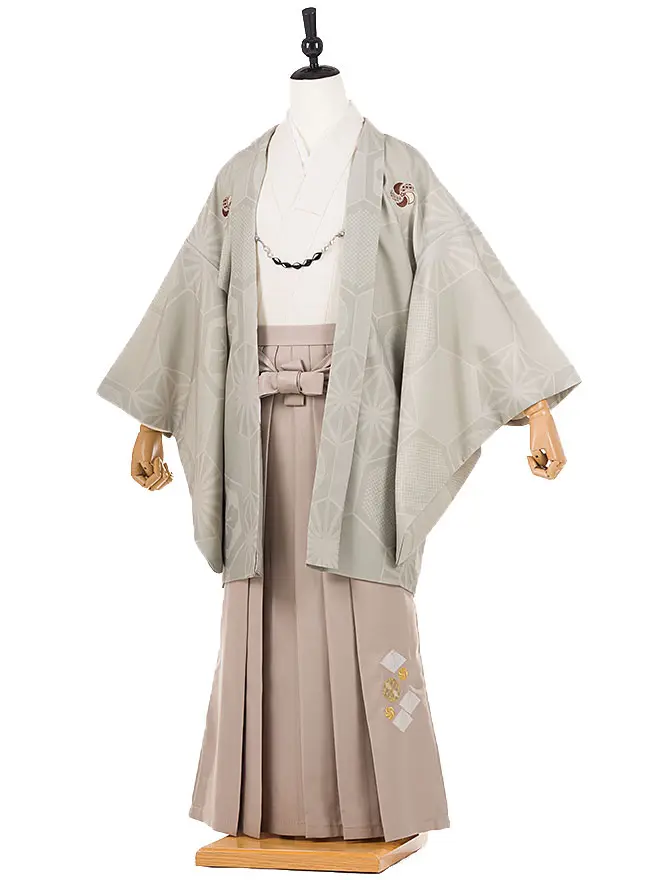 小学生 男袴 小町kids ﾍﾞｰｼﾞｭ 1446