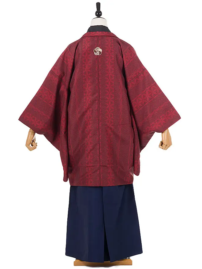 小学生 男袴 小町kids 赤 1447