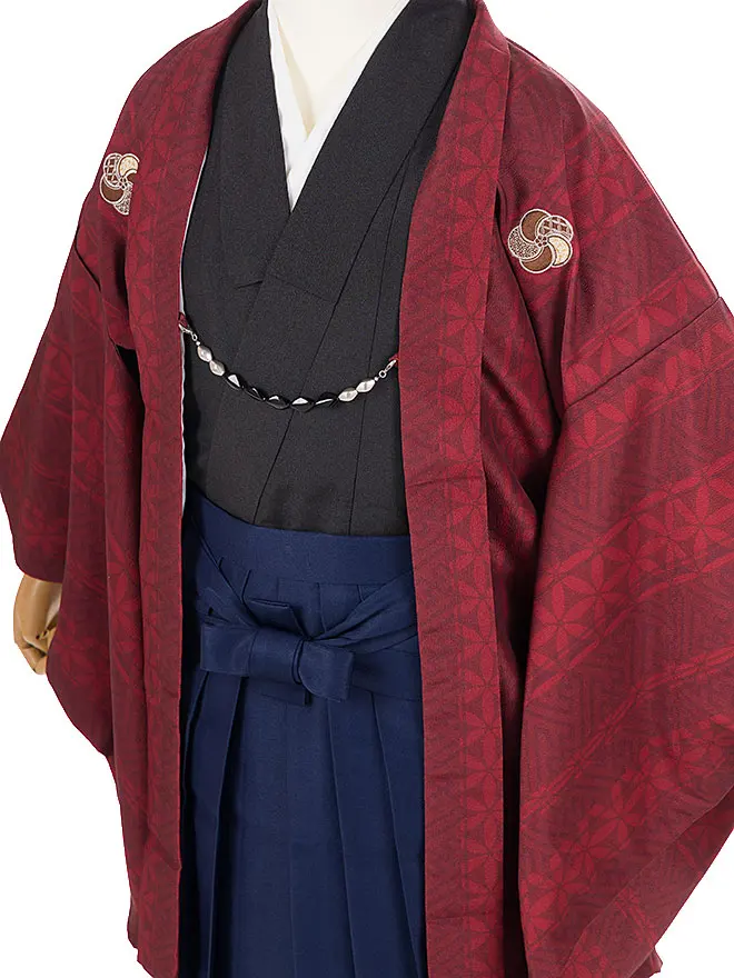 小学生 男袴 小町kids 赤 1447