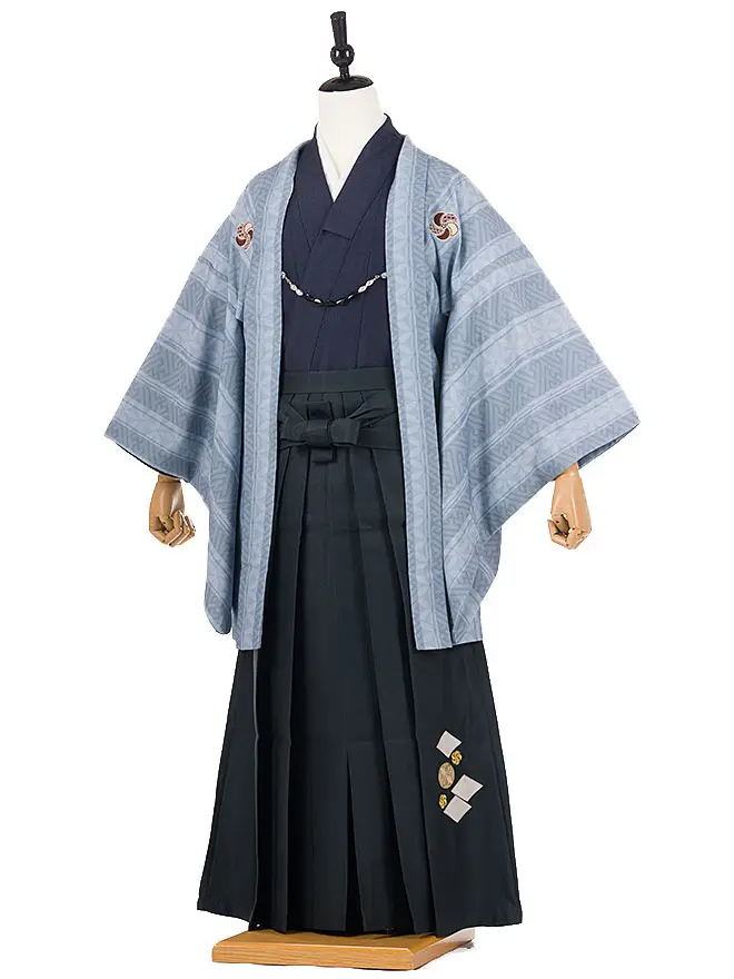小学生 男袴 小町kids 水色 1448