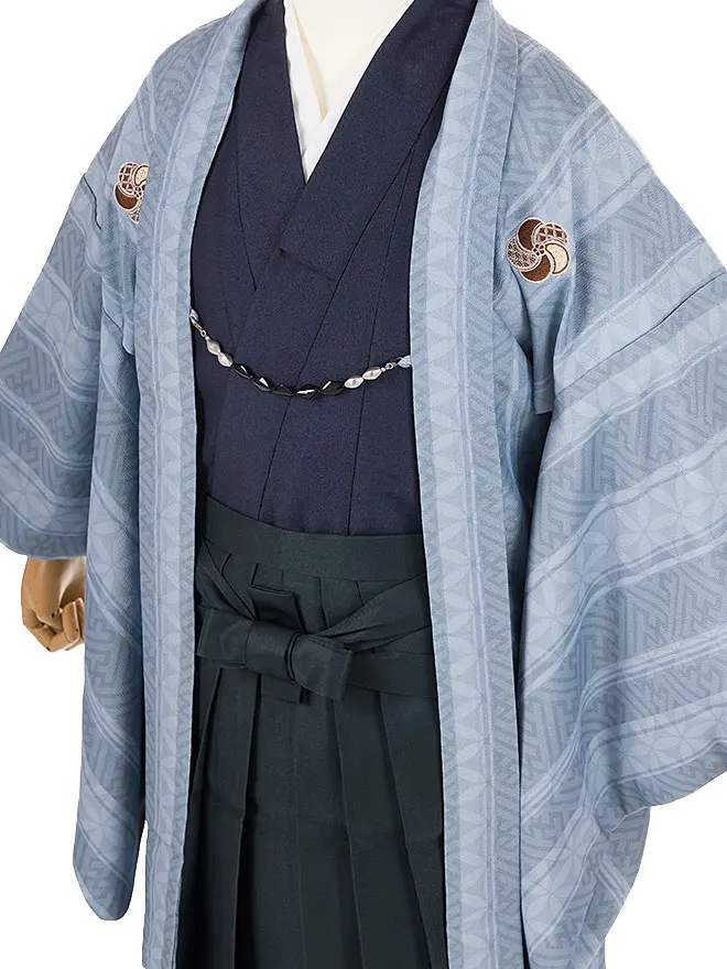 小学生 男袴 小町kids 水色 1448