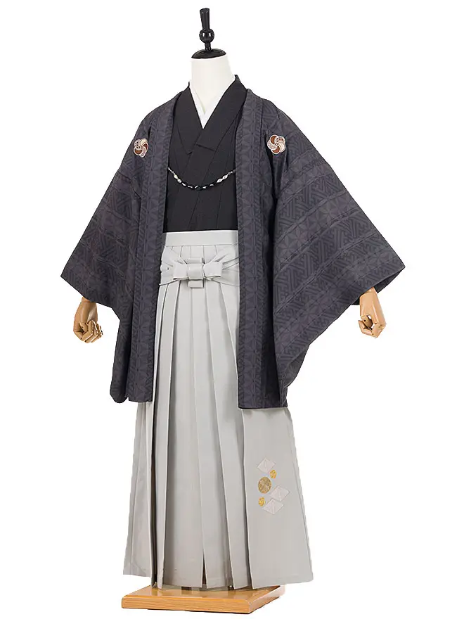 小学生 男袴 小町kids 黒系 1449