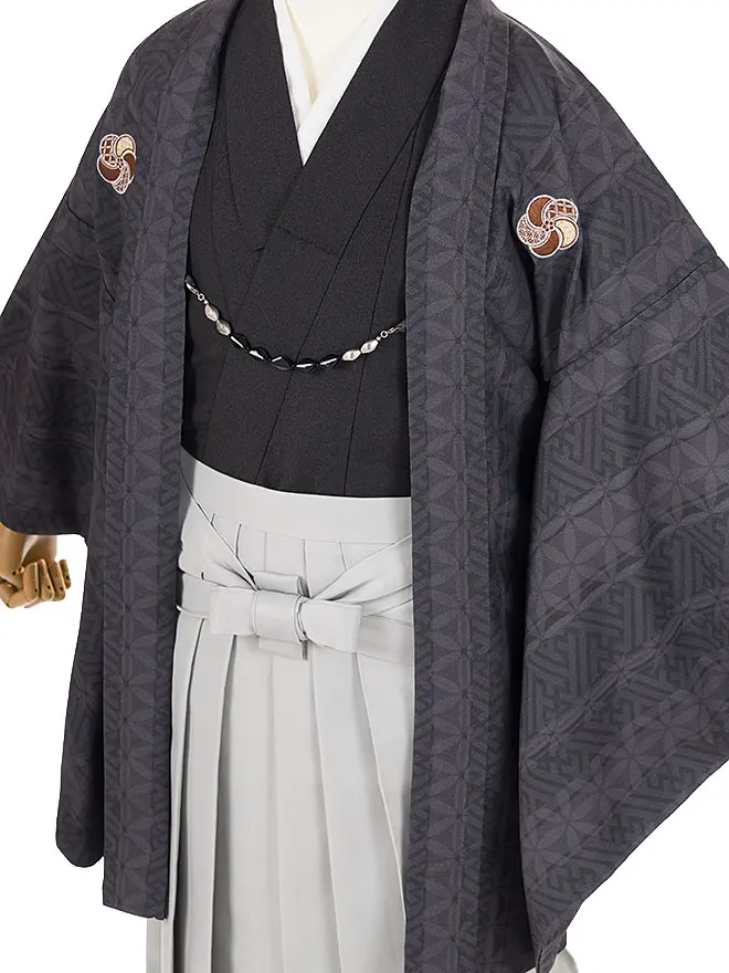 小学生 男袴 小町kids 黒系 1449
