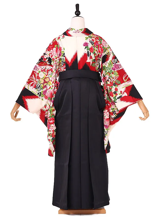 小学生卒業式女袴 ｱｰﾙﾃﾞｺ柄 0239