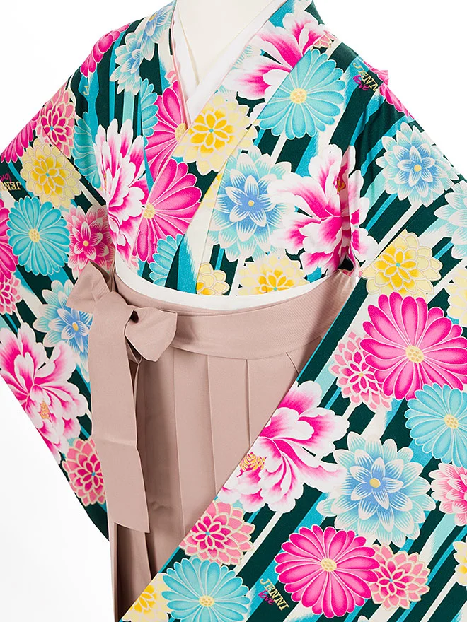 小学生卒業式女袴 JENNI 菊牡丹 0247