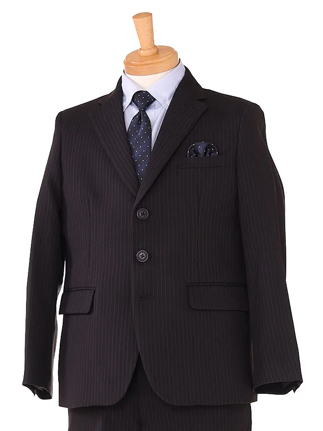 [男児ｽｰﾂ]ｷﾝｸﾞｻｲｽﾞK体 長ｽﾞﾎﾞﾝ/ﾌﾞﾗｯｸ/ 0018 140