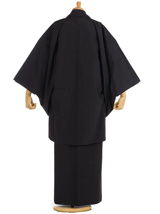 男きもの 羽織着物 黒  67