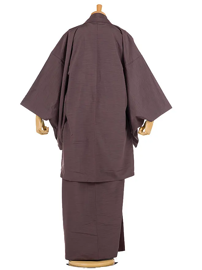 男きもの 羽織着物 茶  68